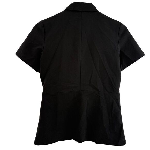 Figs Malindi Top Black Technical Collection Tailored XS Pockets Collared - Picture 7 of 10